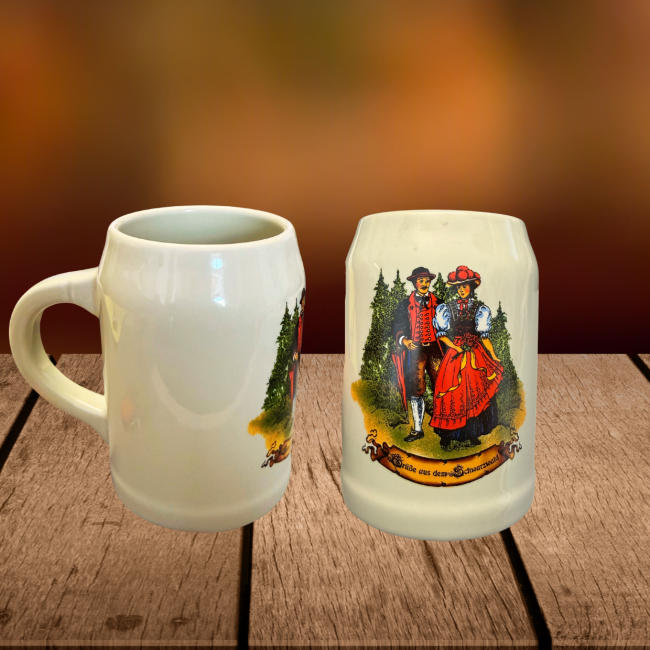 Hoverbild für Steinkrug "Grüße aus dem Schwarzwald"