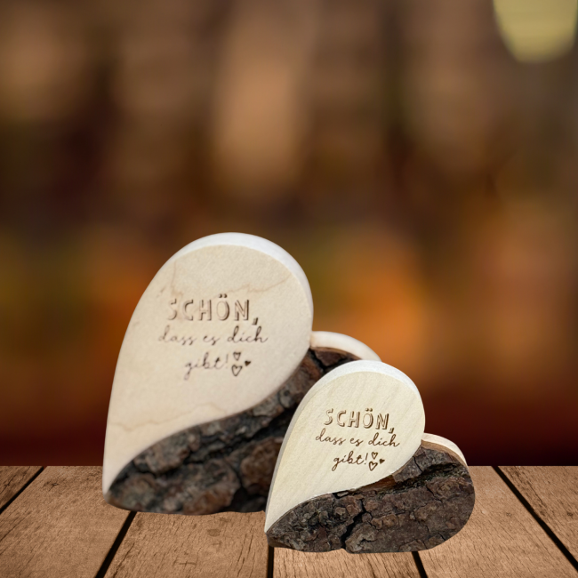 Hoverbild für Dekoherz "Schön, dass es dich gibt!"