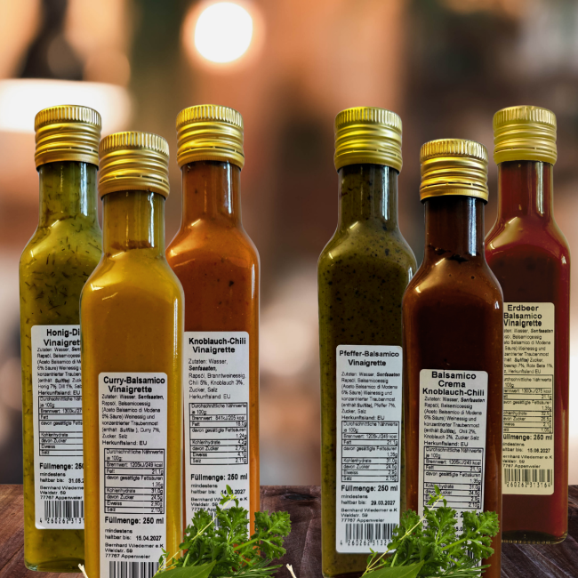 Hoverbild für Wiedemer Vinaigrette Kollektion