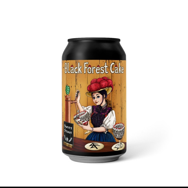 Hoverbild für Kirschtortenbier "Black Forest"
