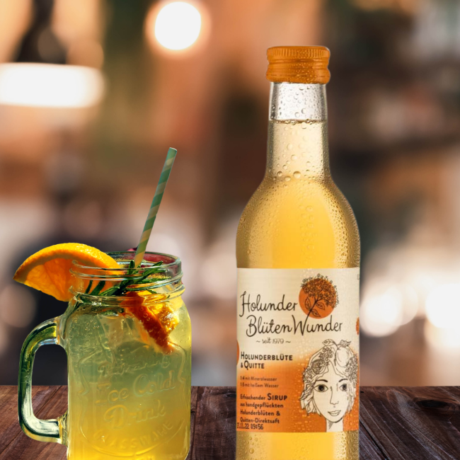 Hoverbild für Holunder Blüten Wunder